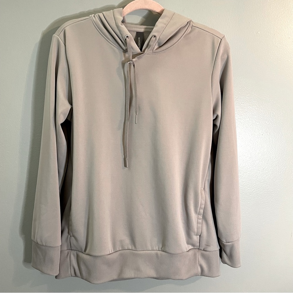 MONDETTA Women's Sweater Pocketed Hoodie Gray SZ/SM - Picture 2 of 11